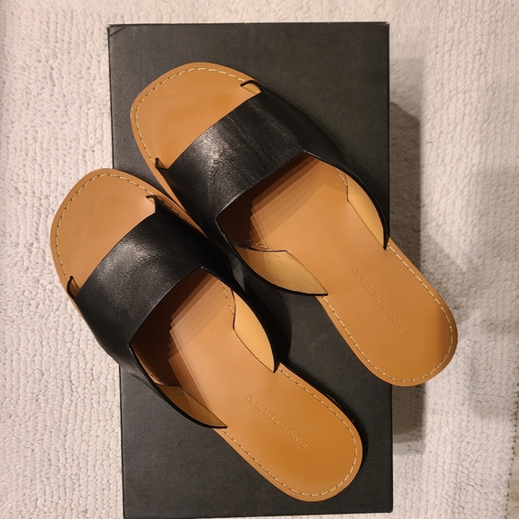 Banana Republic leather slides- 7.5 - Picture 3 of 4